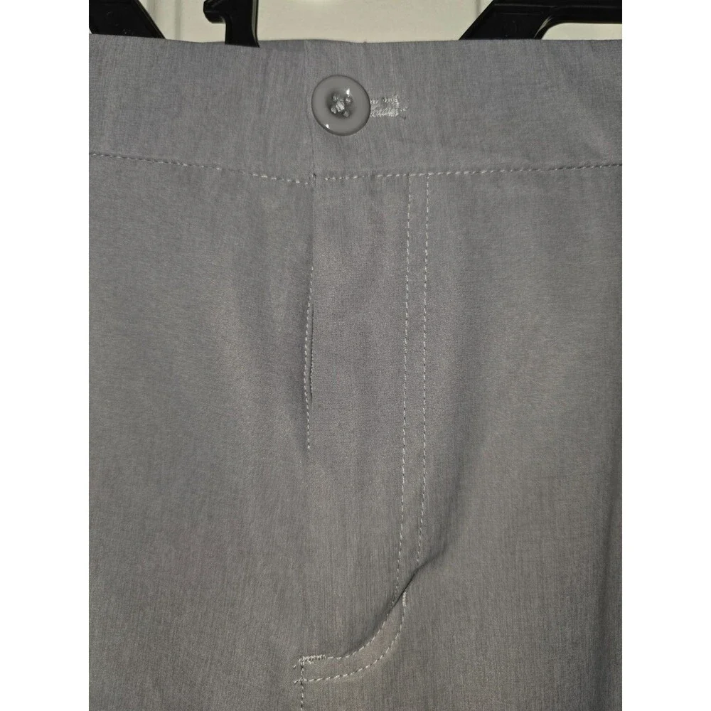 Men's Pants 42x30 Gray Performance/Dress